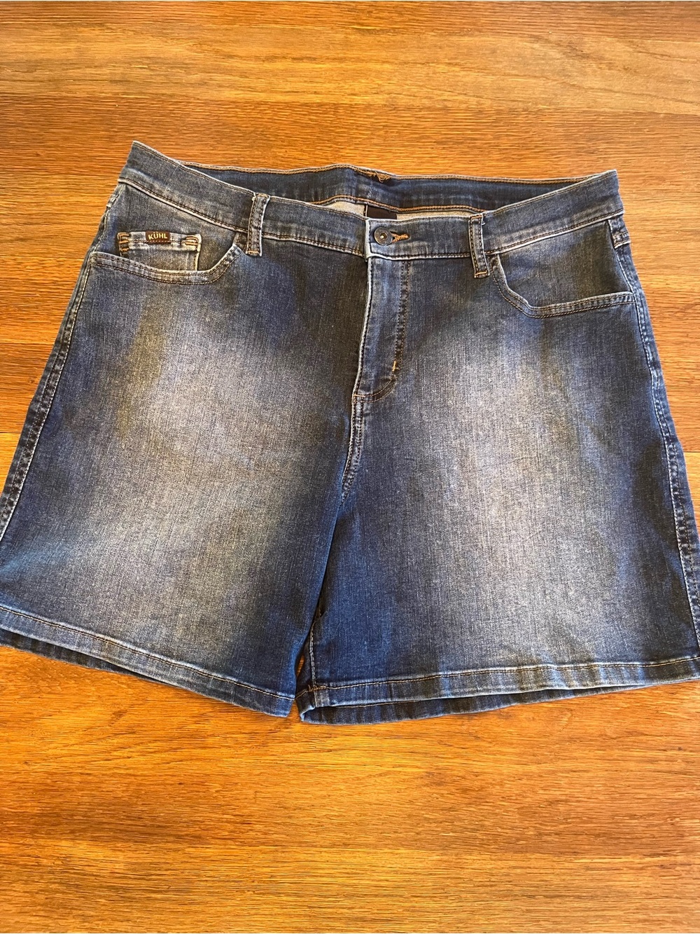 Kuhl Women's Denim Shorts - Dark Blue Wash